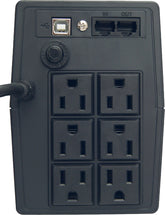 No Break Con Regulador Integrado 750Va 375Watts 6 Tomas Reguladas Y Respaldadas Tipo Nema 5-15R,Software De Monitoreo 3 Años De Garantia 2 En Bateria